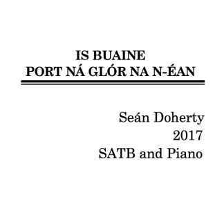 Is Buaine Port ná Glór n-Éan